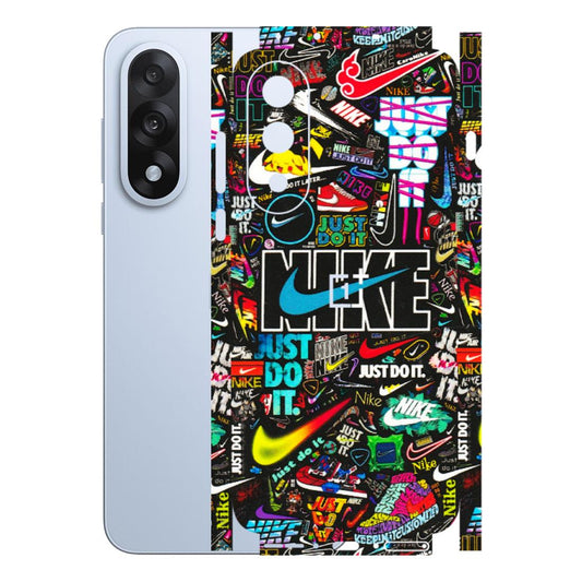 OnePlus Phone Skins (All Models) - Just Do It Doodles - 3D Embossed Finish - (L-166) OnePlus Nord 5