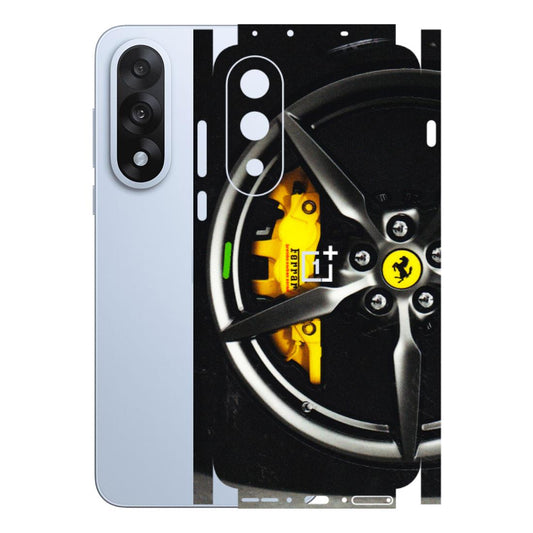 OnePlus Phone Skins (All Models) - Ferrari Wheel Alloy - 3D Embossed Finish - (L-173) OnePlus Nord 5