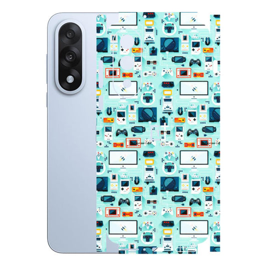 OnePlus Phone Skins (All Models) - Gadgets Doodle - 3D Embossed Finish - (L-184) OnePlus Nord 5