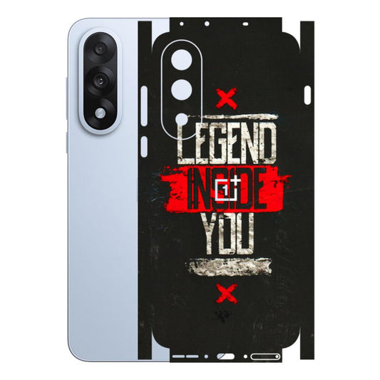 OnePlus Phone Skins (All Models) - Legend Inside You - 3D Embossed Finish - (L-186) OnePlus Nord 5