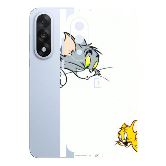 OnePlus Phone Skins (All Models) - Cute Tom And Jerry - 3D Embossed Finish - (L-220) OnePlus Nord 5