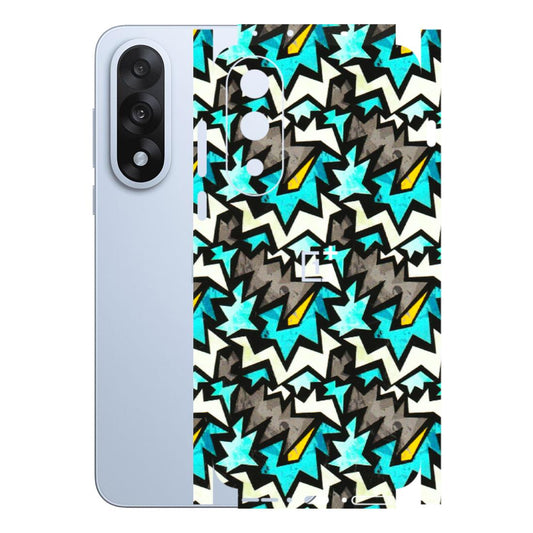 OnePlus Phone Skins (All Models) - Funky Zig Zag - 3D Embossed Finish - (L-223) OnePlus Nord 5