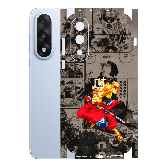 OnePlus Phone Skins (All Models) - One Piece Rocket Punch Manga - 3D Embossed Finish - (L-25) OnePlus Nord 5