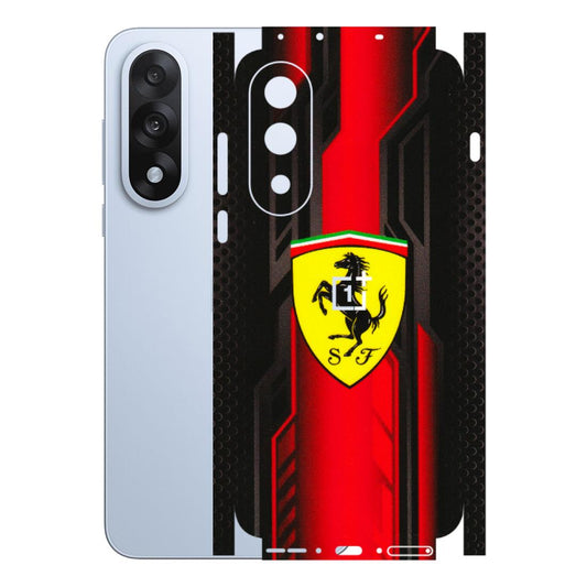 OnePlus Phone Skins (All Models) - Black Ferrari Logo - 3D Embossed Finish - (L-253) OnePlus Nord 5