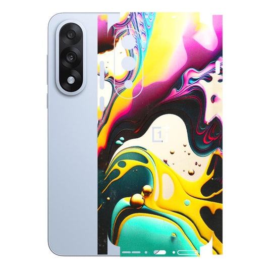 OnePlus Phone Skins (All Models) - Multicolor Abstract pattern - 3D Embossed Finish - (L-254) OnePlus Nord 5
