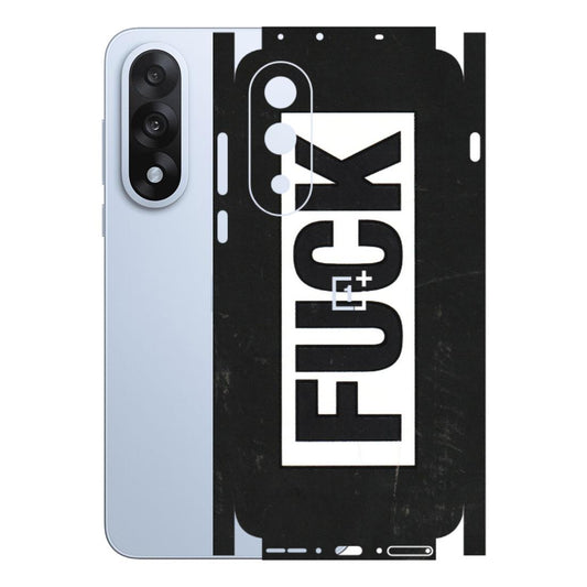 OnePlus Phone Skins (All Models) - The F Word - 3D Embossed Finish - (L-255) OnePlus Nord 5