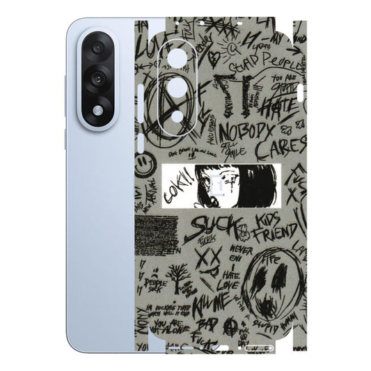 OnePlus Phone Skins (All Models) - Never Have Love Anime - 3D Embossed Finish - (L-260) OnePlus Nord 5