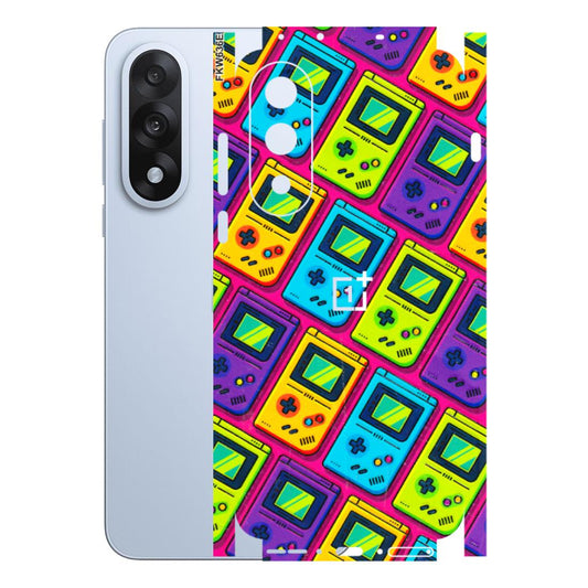 OnePlus Phone Skins (All Models) - Gameboy Colourful - 3D Embossed Finish - (L-266) OnePlus Nord 5