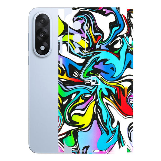 OnePlus Phone Skins (All Models) - Abstract Colour Paints - 3D Embossed Finish - (L-271) OnePlus Nord 5