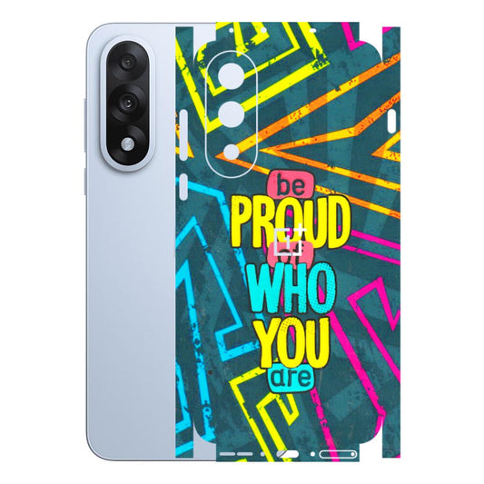 OnePlus Phone Skins (All Models) - Be Proud Of Who You Are - 3D Embossed Finish - (L-277) OnePlus Nord 5