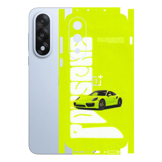 OnePlus Phone Skins (All Models) - Lime Green Porche - 3D Embossed Finish - (L-30) OnePlus Nord 5