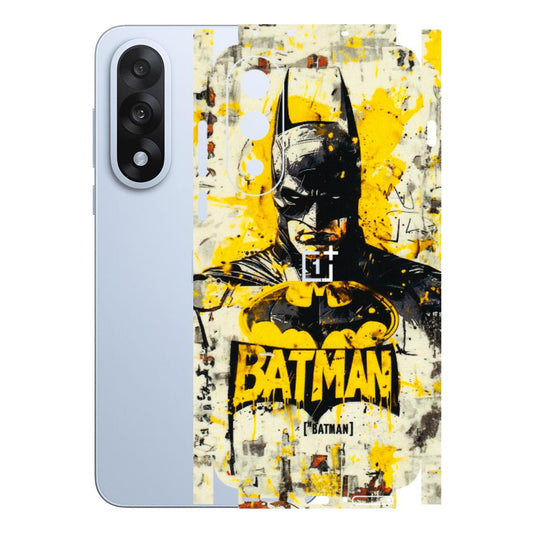 OnePlus Phone Skins (All Models) - Batman Yellow BT - 3D Embossed Finish - (L-304) OnePlus Nord 5