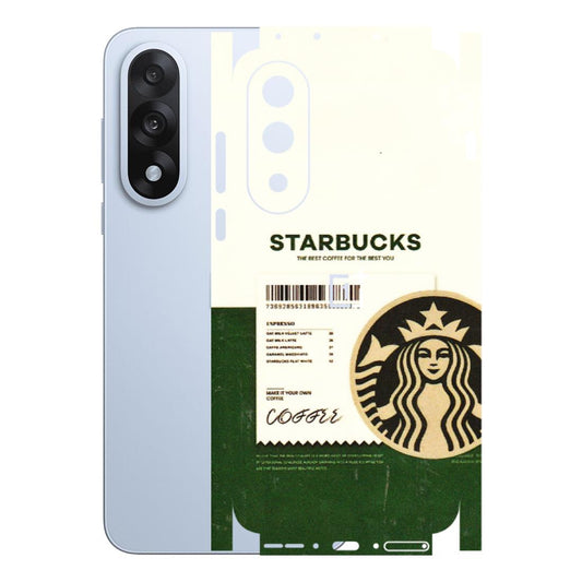 OnePlus Phone Skins (All Models) - Starbucks Barcode - 3D Embossed Finish - (L-308) OnePlus Nord 5