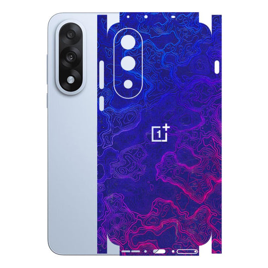 OnePlus Phone Skins (All Models) - Purple Ripples Swirl - 3D Embossed Finish - (L-314) OnePlus Nord 5