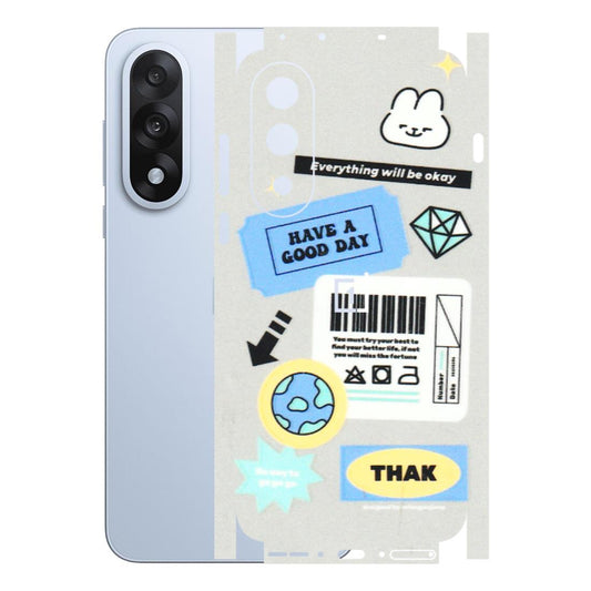OnePlus Phone Skins (All Models) - Will Be Okay Design - 3D Embossed Finish - (L-316) OnePlus Nord 5