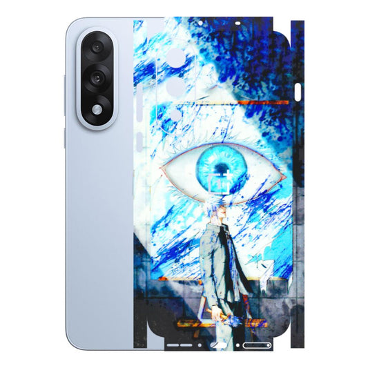OnePlus Phone Skins (All Models) - Anime Sea Blue Eye - 3D Embossed Finish - (L-318) OnePlus Nord 5