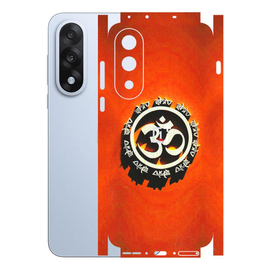 OnePlus Phone Skins (All Models) - Aum Shiv Orange - 3D Embossed Finish - (L-32) OnePlus Nord 5