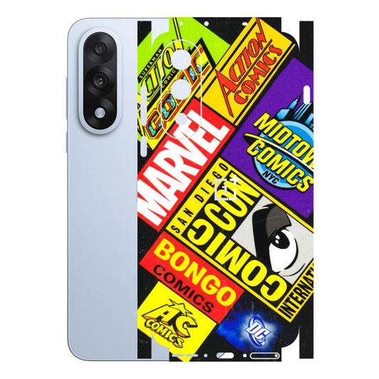 OnePlus Phone Skins (All Models) - Bongo Comic Con - 3D Embossed Finish - (L-325) OnePlus Nord 5
