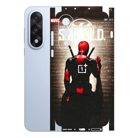 OnePlus Phone Skins (All Models) - Deadpool - 3D Embossed Finish - (L-56) OnePlus Nord 5
