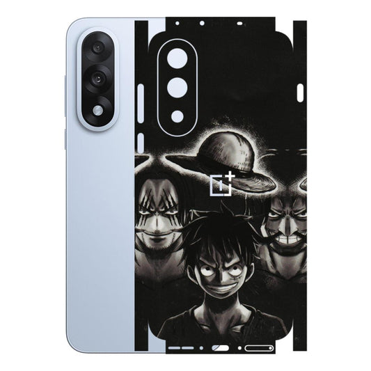 OnePlus Phone Skins (All Models) - Black Luffy Hat - 3D Embossed Finish - (L-57) OnePlus Nord 5