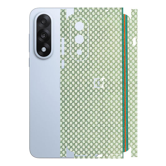 OnePlus Phone Skins (All Models) - Gucci Fabric Pattern - 3D Embossed Finish - (L-73) OnePlus Nord 5