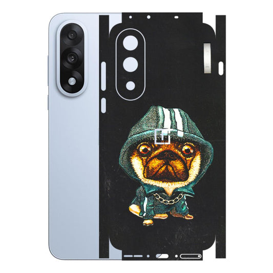 OnePlus Phone Skins (All Models) - Puppy N Hoodie - 3D Embossed Finish - (L-90) OnePlus Nord 5