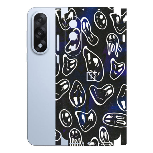 OnePlus Phone Skins (All Models) - Distorted Smileys - 3D Embossed Finish - (L-92) OnePlus Nord 5