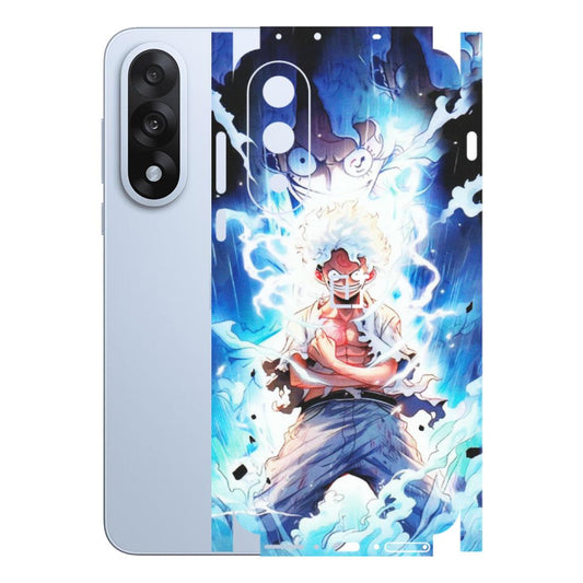 OnePlus Phone Skins (All Models) - Blue Thunder Luffy Anime - Matte Finish - (M-132) OnePlus Nord 5