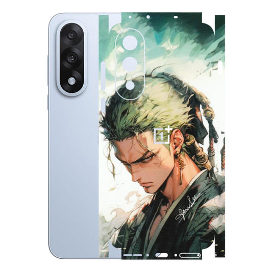 OnePlus Phone Skins (All Models) - New Roronoa Zoro One Picece Anime - Matte Finish - (M-140) OnePlus Nord 5
