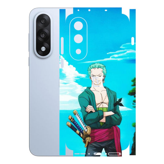 OnePlus Phone Skins (All Models) - Cool Swordman Zoro Anime - Matte Finish - (M-143) OnePlus Nord 5