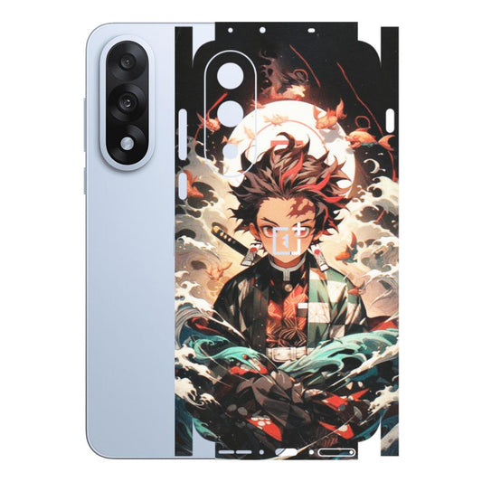OnePlus Phone Skins (All Models) - Tanjiro Demon Slayer Anime - Matte Finish - (M-158) OnePlus Nord 5