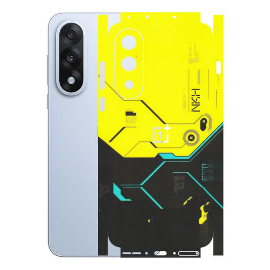 OnePlus Phone Skins (All Models) - Black Yellow Technica - Matte Finish - (M-53) OnePlus Nord 5