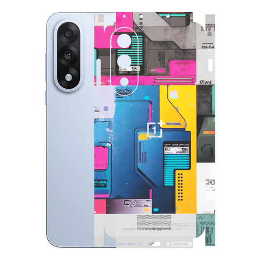 OnePlus Phone Skins (All Models) - Colourfull Motherboard Internals - Matte Finish - (M-55) OnePlus Nord 5