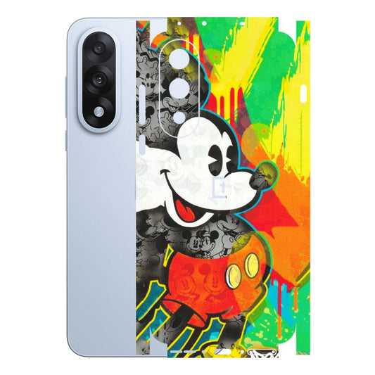 OnePlus Phone Skins (All Models) - Multiple Mickey With Colourful Texture - Matte Finish - (M-84) OnePlus Nord 5