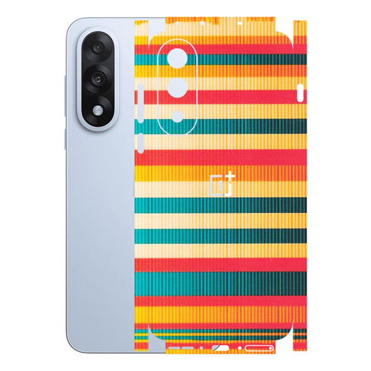 OnePlus Phone Skins (All Models) - Colourful Stripes Soothing Effect - Matte Finish - (M-86) OnePlus Nord 5