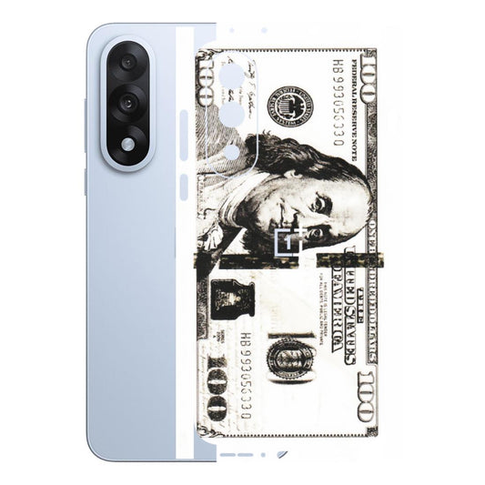 OnePlus Phone Skins (All Models) - 100 Dollar Currency - Transparent Finish - (T-01) OnePlus Nord 5