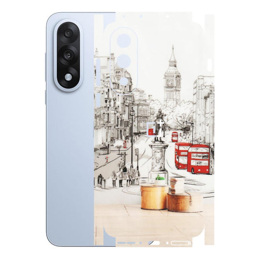 OnePlus Phone Skins (All Models) - London Street - Transparent Finish - (T-02) OnePlus Nord 5