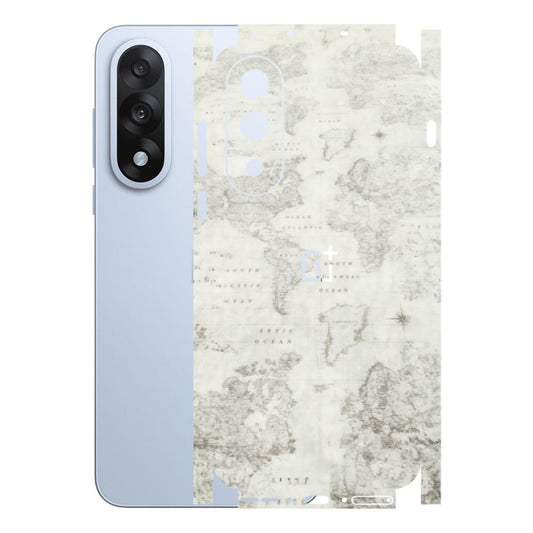 OnePlus Phone Skins (All Models) - World Travel Map - Transparent Finish - (T-04) OnePlus Nord 5