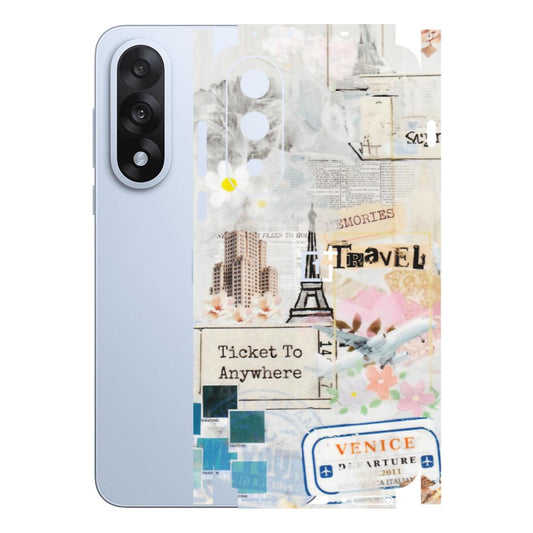 OnePlus Phone Skins (All Models) - Travel Memories - Transparent Finish - (T-09) OnePlus Nord 5