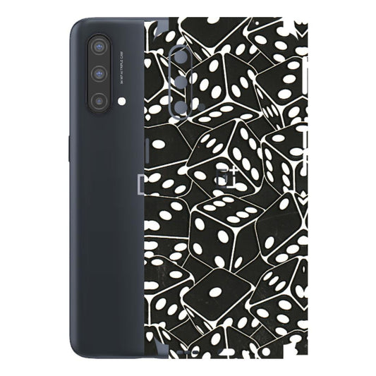 OnePlus Phone Skins (All Models) - Big Black Dices - 3D Embossed Finish - (L-106) OnePlus Nord CE 5 5G