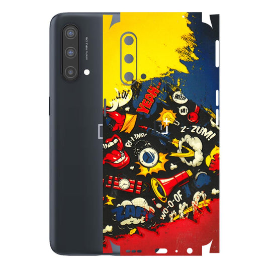 OnePlus Phone Skins (All Models) - Pacific Doodle Art - 3D Embossed Finish - (L-120) OnePlus Nord CE 5 5G