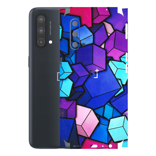 OnePlus Phone Skins (All Models) - Cube Doodle - 3D Embossed Finish - (L-141) OnePlus Nord CE 5 5G