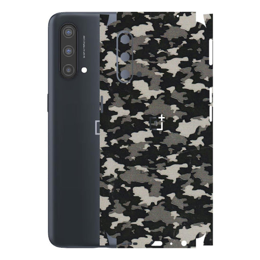 OnePlus Phone Skins (All Models) - Black/Grey Camoflaunge - 3D Embossed Finish - (L-142) OnePlus Nord CE 5 5G