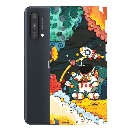 OnePlus Phone Skins (All Models) - Astronauts & Spaceship - 3D Embossed Finish - (L-145) OnePlus Nord CE 5 5G