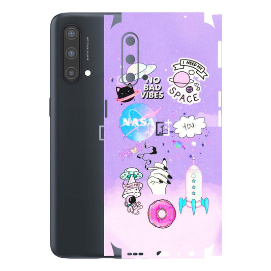 OnePlus Phone Skins (All Models) - I Need My Nasa   Skin - 3D Embossed Finish - (L-149) OnePlus Nord CE 5 5G