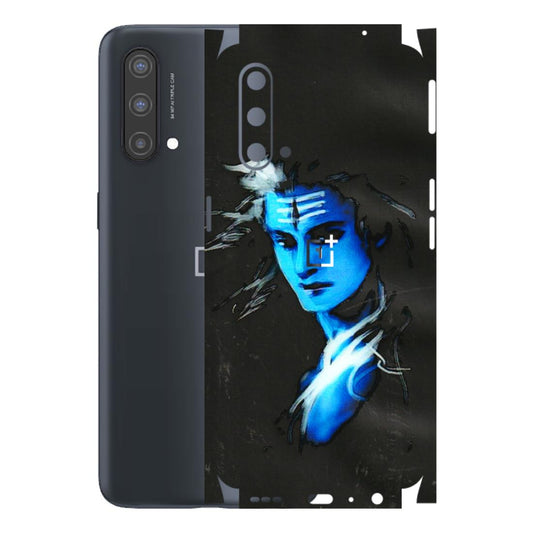 OnePlus Phone Skins (All Models) - Har Har Mahadev Blue/Black - 3D Embossed Finish - (L-185) OnePlus Nord CE 5 5G