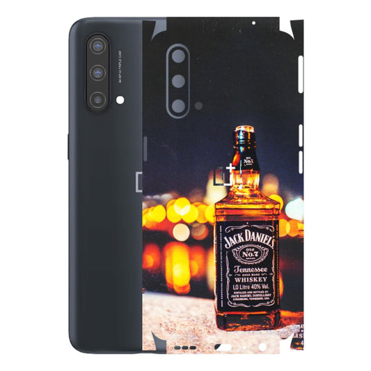 OnePlus Phone Skins (All Models) - JD Whiskey Bottle - 3D Embossed Finish - (L-20) OnePlus Nord CE 5 5G