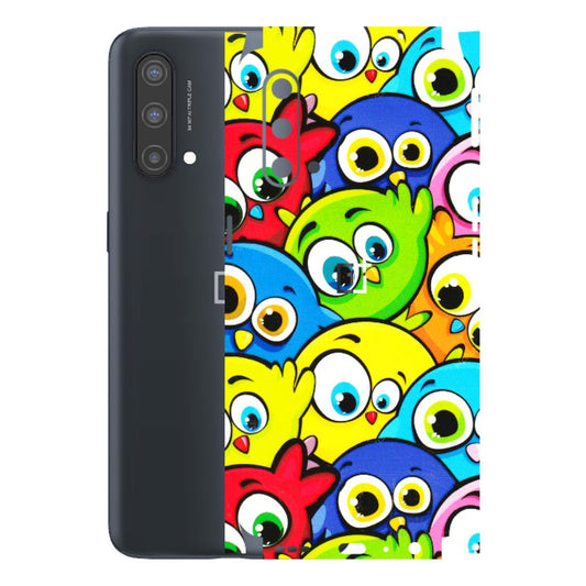 OnePlus Phone Skins (All Models) - Cute Fluffy Birds - 3D Embossed Finish - (L-213) OnePlus Nord CE 5 5G