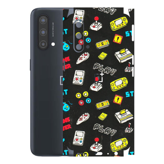 OnePlus Phone Skins (All Models) - Gaming Doodles - 3D Embossed Finish - (L-224) OnePlus Nord CE 5 5G