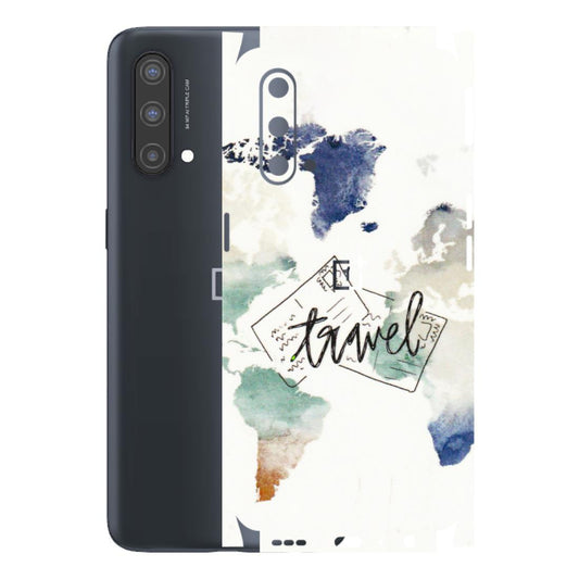 OnePlus Phone Skins (All Models) - Travel The World - 3D Embossed Finish - (L-232) OnePlus Nord CE 5 5G
